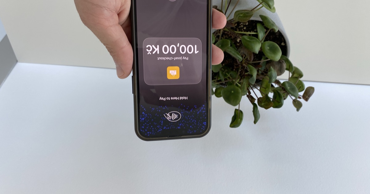 Tap to Pay na iPhonu s platbou 100 Kč přes Shopify POS
